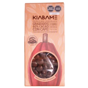 Grageas de café tostado 60 % cacao