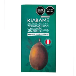 Copoazú 72 % con castaña amazónica y sal de maras (50 g)
